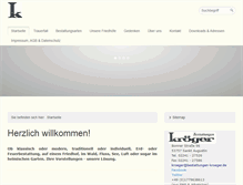 Tablet Screenshot of bestattungen-kroeger.de
